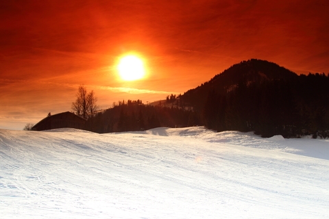 Kirchberg in Tirol Sonnenuntergang
